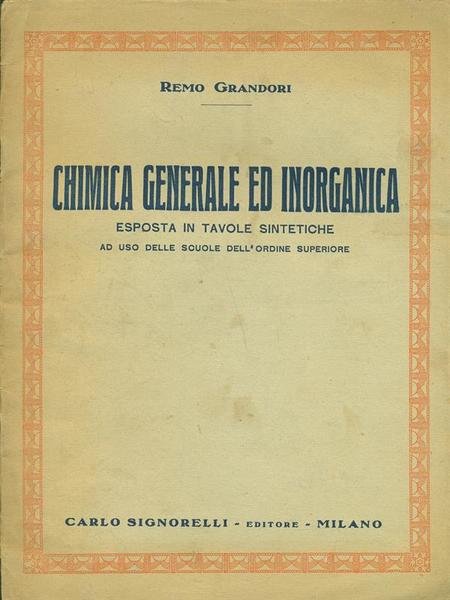 Chimica generale ed inorganica