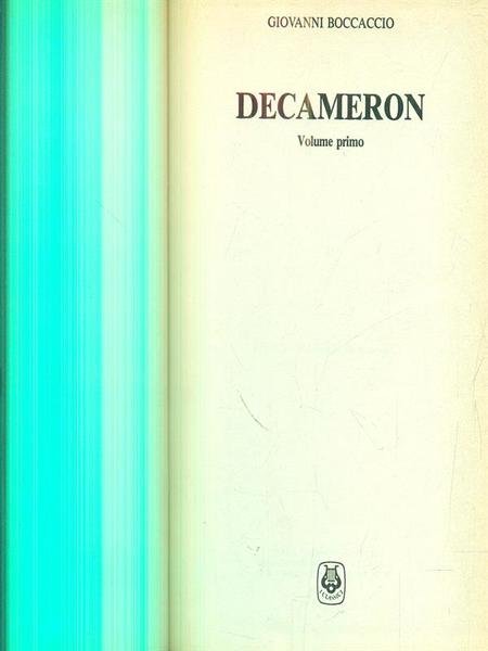 Decameron vol I
