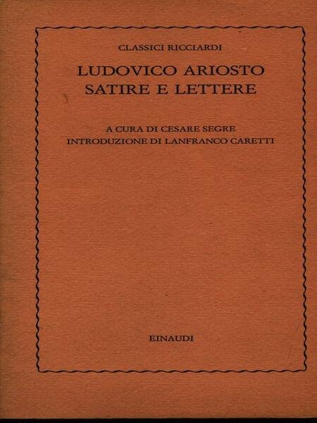 Satire e lettere