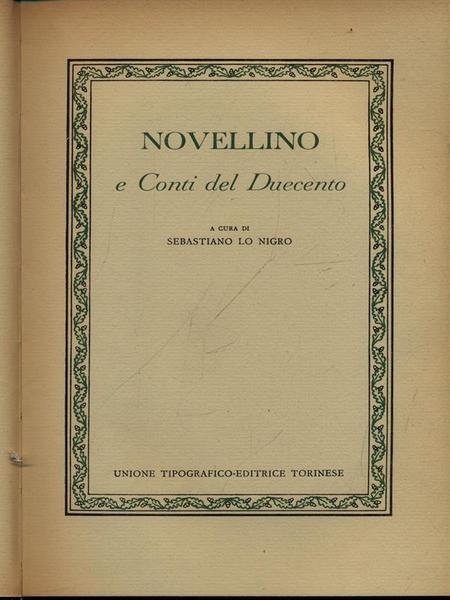 Novellino e Conti del Duecento