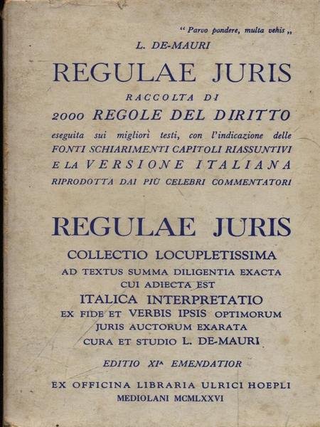 Regulae Juris