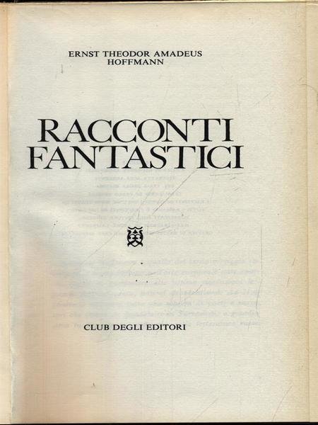 Racconti fantastici