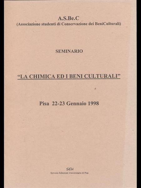 \"La chimica ed i beni culturali"/