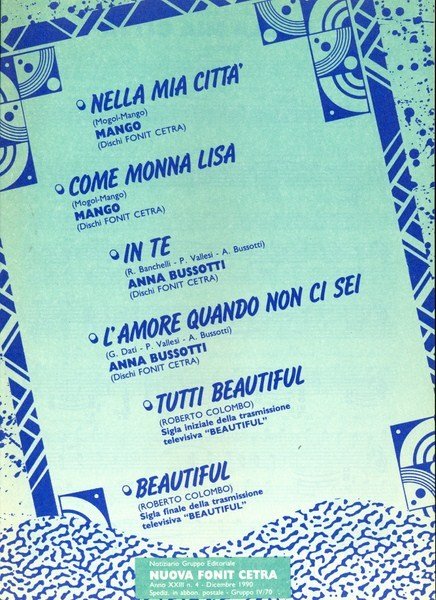Nella mia citta' / Come Monna Lisa…