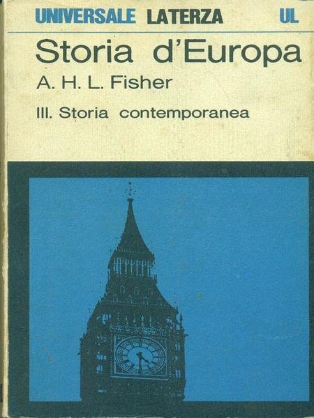 Storia d'Europa vol.3 Storia contemporanea | Immagine principale