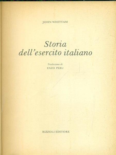 Storia dell'esercito italiano