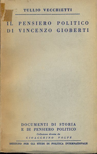 Il pensiero politico di Vincenzo Gioberti