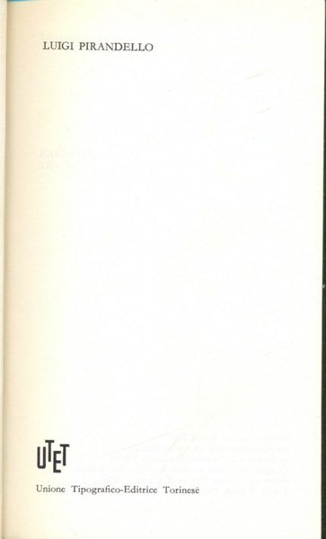 Luigi Pirandello. Premio Nobel 1934