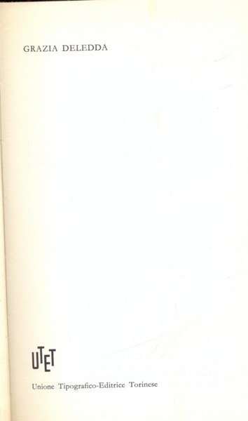 Grazia Deledda. Premio Nobel 1926