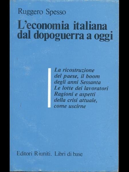 L'economia italiana dal dopoguerra a oggi