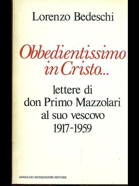 Obbedientissimo in Cristo | Immagine principale