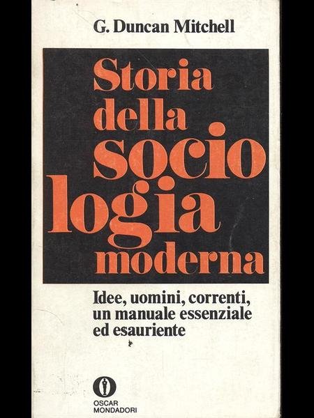 Storia della sociologia moderna