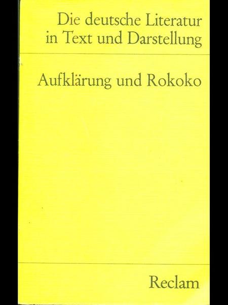 Aufklarung und Rokoko