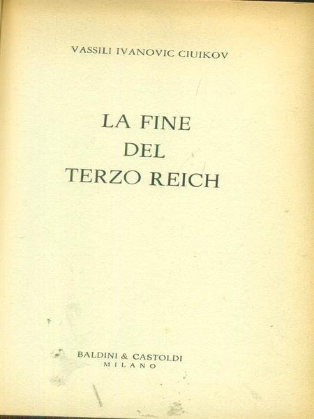 La fine del Terzo Reich | Immagine principale