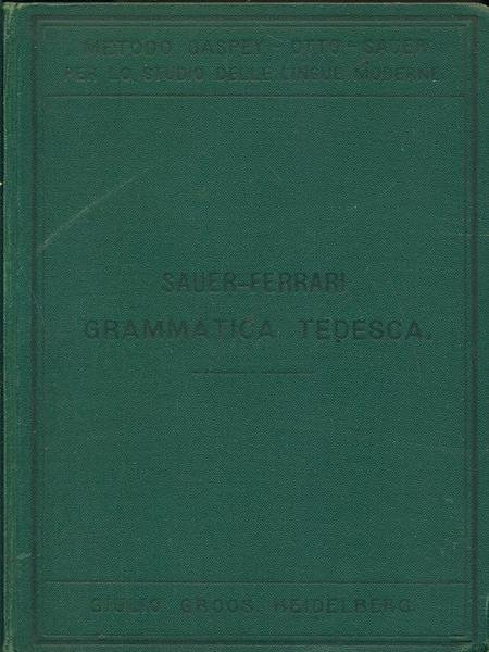 Grammatica tedesca della lingua parlata