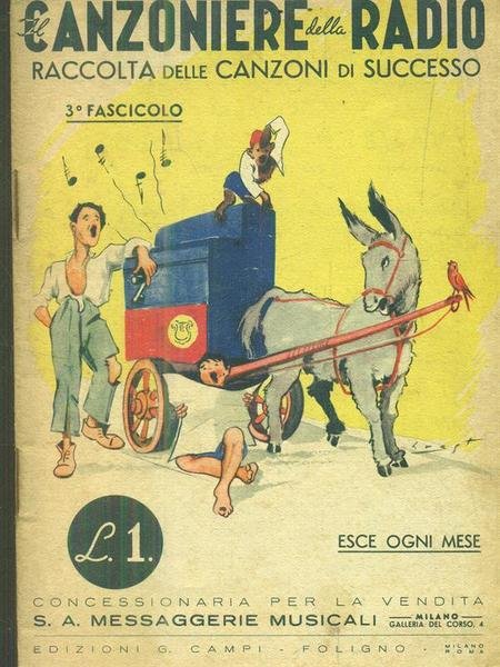 Il canzoniere della radio. 3 fascicolo