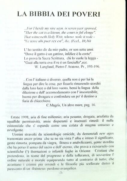 La Bibbia dei poveri