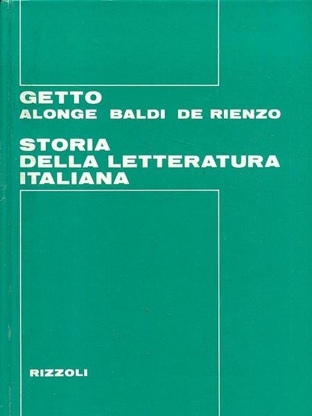 Storia della letteratura italiana