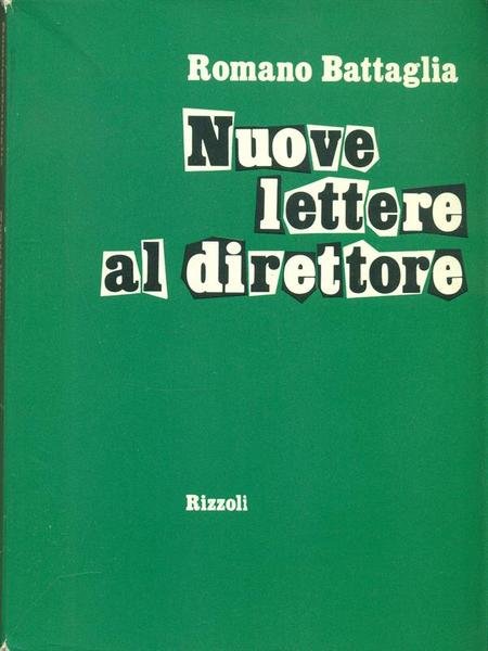Nuove lettere al direttore