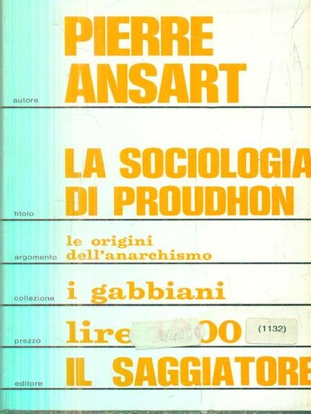 La sociologia di proudhon
