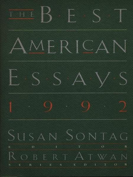 The Best American Essay 1992