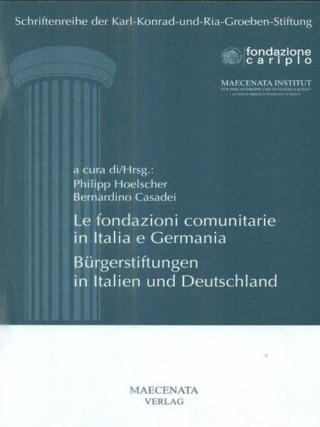 Le fondazioni comunitarie in Italia e germania