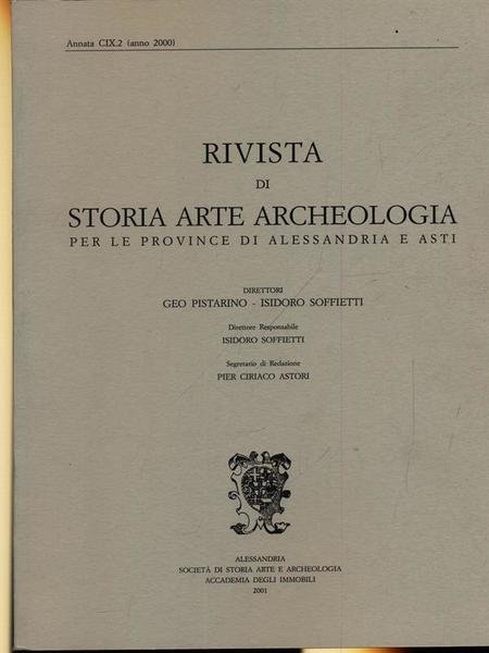 Rivista di storia arte archeologia per le province di Alessandria …