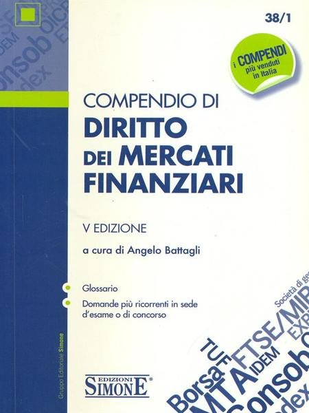 Compendio di diritto nei mercati finanziari
