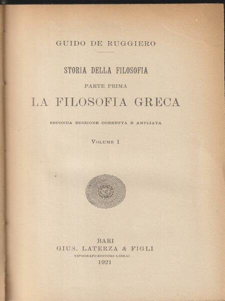 Storia della filosofia 11vv