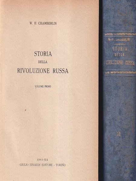Storia della rivoluzione russa 2 voll