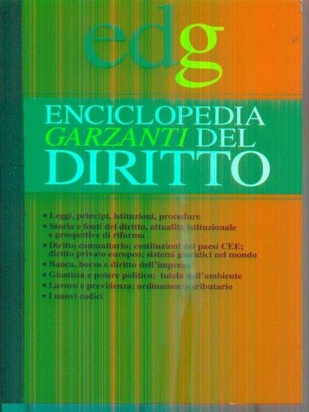 Enciclopedia garzanti del diritto