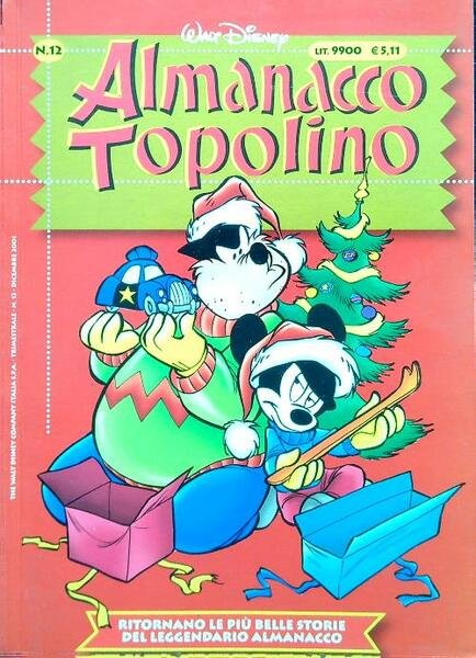Almanacco Topolino N. 12 - Dicembre 2001