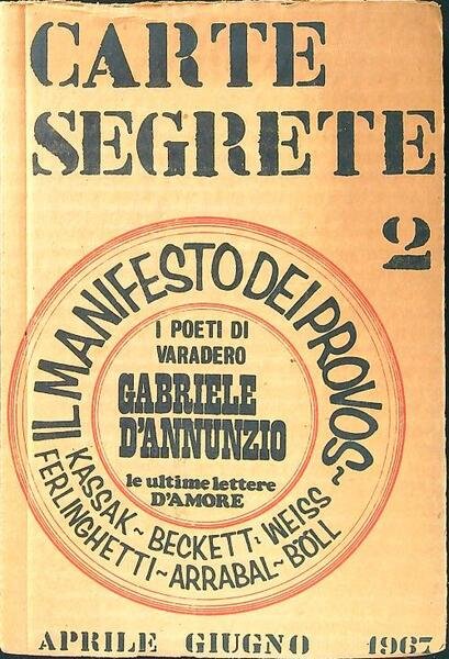 Carte segrete n. 2/aprile-giugno 1967