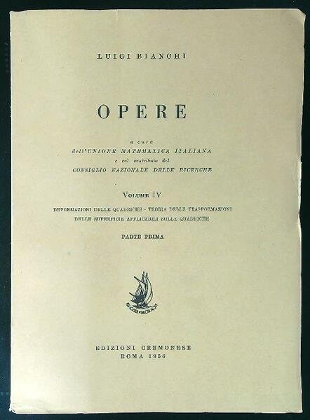 Opere vol. IV parte prima