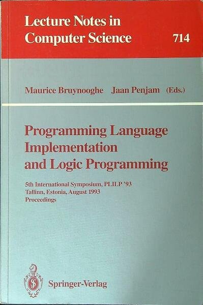 Programming Language Implementation and Logic Programming