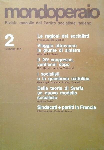 Mondoperaio - N. 2/Febbraio 1976