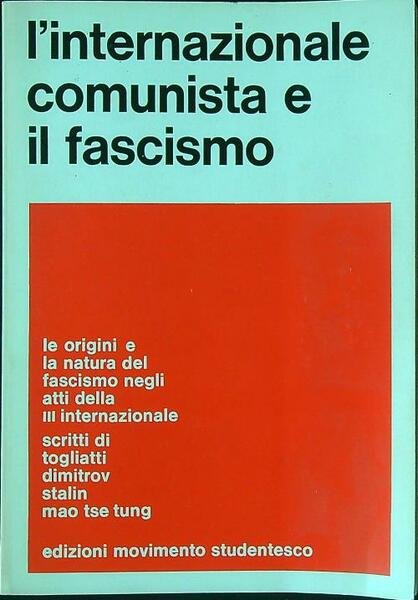 L'internazionale comunista e il fascismo