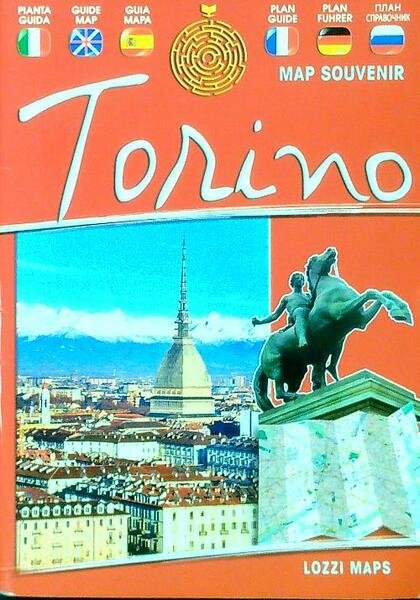 Torino map souvenir. Guida e mappa