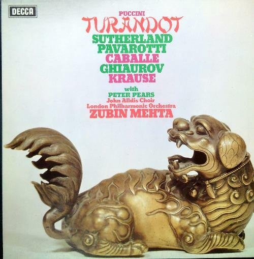 Puccini: Turandot - Decca Stereo Set 561-3 (Libretto + 3 …