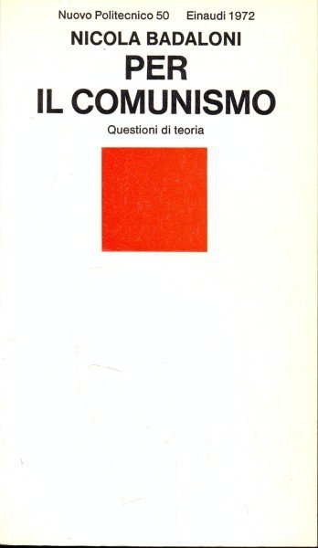 Per il comunismo