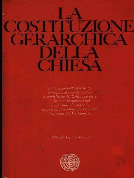 La costituzione gerarchica della chiesa