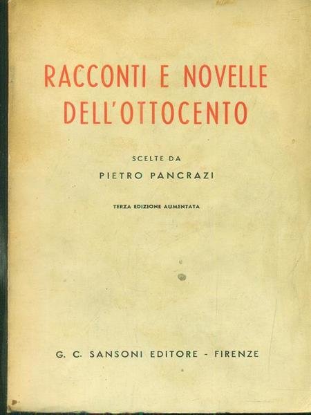Racconti e novelle dell'ottocento