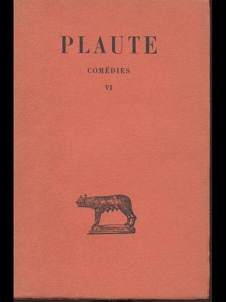 Plaute - comedies VI