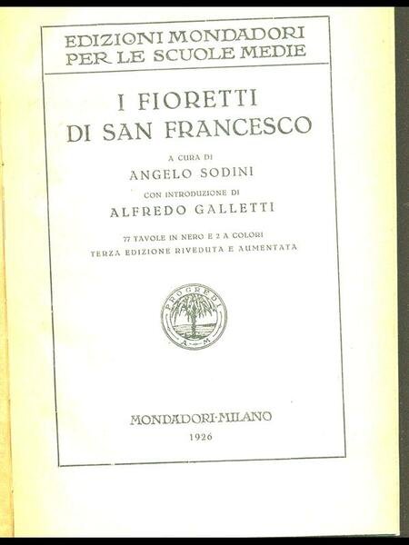 I fioretti di San Francesco