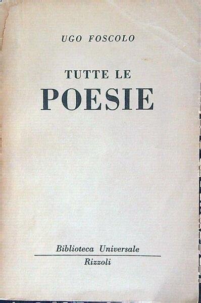 Tutte le poesie