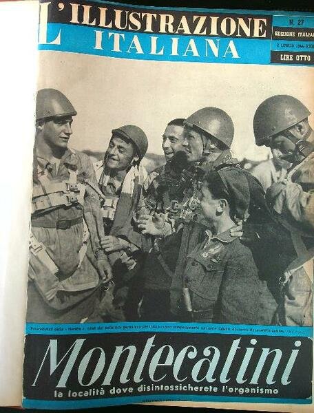 L'illustrazione Italiana 1944-II dal n. 28 al n. 43, no 31-32-33 NON COMPLETA