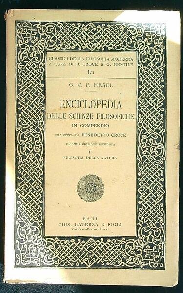 Enciclopedia delle scienze filosofiche in compendio II