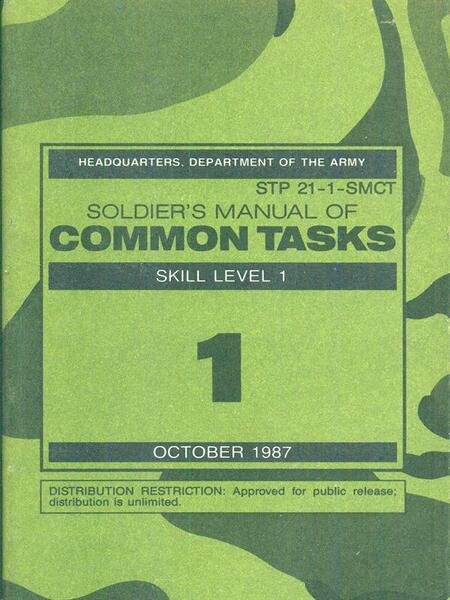 STP 21-1-SMCT Soldier's manual of common tasks - Skill Level …