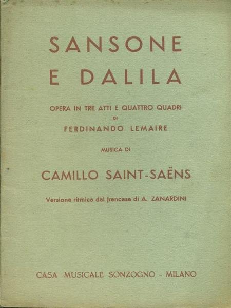 Sansone e Dalila
