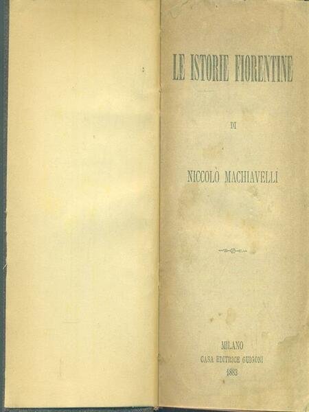 Le istorie fiorentine